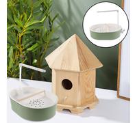 Bagno Doccia Per Pappagalli Fontana D'acqua Uccelli Da Interno Trespolo La Dei