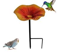 Bagno Floreale Per - Mangiatoia per Colibrì e da Esterno - Decorativa Acqua e Farfalle - Per Giardino Terrazzo Prato Aiuole Amanti della Natura