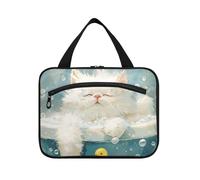 Bagno Gatto Hanging Bag per Viaggio con Gancio, Designer Impermeabile Kit Bag per Viaggiare Donne Palestra envase para Perfume de L