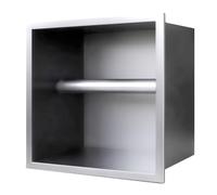 Bagno in acciaio inox impermeabile da incasso a alcova 20 x 20 x 14 cm ideale per bagno, cucina e soggiorno, grigio elegante nizer per ambienti umidi