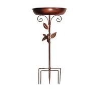 Bagno indipendente dell'uccello per progettazione all'aperto del metallo degli spazi 30In con il ferro antiruggine della base migliorata di stabilità