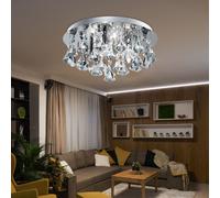 Bagno Ip44, Lampada A Soffitto Cristallo 4 Fiamme, Chiara Big.Light [EEK: Non valutato]