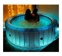 Bagno Italia Minipiscina circolare idromassaggio 204 cm auto gonfiante 138 getti 5 6 posti relax spa piscine giardino Mspa