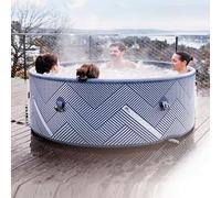 Bagno Italia Minipiscina Gonfiabile rotonda 173 cm spa relax wifi e bluetooth 6 posti Mspa