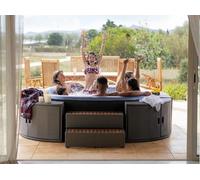 Bagno Italia Minipiscina idromassaggio 185 cm 5 6 posti con 132 getti riscaldatore spa relax giardino Mspa