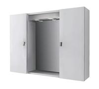 Bagno Italia Specchiera Specchio con contenitore da 80x60x17 bianco due ante con maniglie l