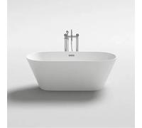 Bagno Italia vasca da bagno 170x80x58h, 160x80x58h, 150x75x58h cm freestanding bianca design moderno centro stanza I