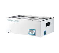 Bagno Maria da Laboratorio Digitale, Riscaldatore Termostatico PID con Protezione da Funzionamento a Secco, Vasca in Acciaio Inox per Riscaldamento Scientifico, Incubazione, Strumentazione WB-6