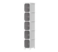 Bagno Mobiletto, Organizer Da Bagno Stretto, Salvaspazio Mobiletto Armadietto Alto Colonna, Impermeabile E Antipolvere, Struttura In Plastica PP, Moderno E Semplice(157*20*34cm/61.8*7.9*13.4in)