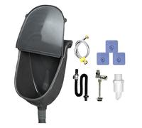 BAGNO MONTRIO ORINIO - 11.22x15.16x7.09 pollici di lavaggio del coperchio orinale | Sanitazione per per veicoli del dormitorio portatile, con un comodo tubo di scarico per il garage per e