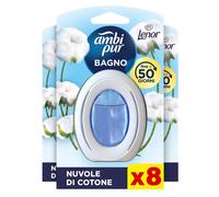 Bagno Nuvole di Cotone Deodorante per Ambienti ad Azione Continua Eliminazione e