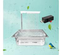 Bagno Pappagalli Automatico Doccia D'acqua Fontana Uccelli Ricircolo per Casa