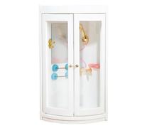 Bagno per casa delle bambole, mini box doccia Mobili per casa delle bambole con dettagli realistici per in scala 1/12, accessori per il bagno
