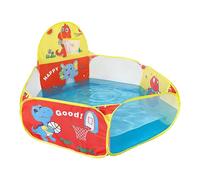 Bagno per palloni - giochi pieghevole con cestino da basket | Mini piscina rinforzata per bambini, giochi interni ed esterni, compleanno, Natale, cameretta dei bambini e giorno del
