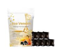 Bagno per piedi con veleni d'api, detergente per i piedi, pacchetti di sollievo dalla fatica, con rinfresca e lenisce, riduce il dolore e la tensione, 70 g, per viaggi o uso domestico