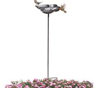 Bagno per uccelli da esterno metallico da giardino di | Stazione d'acqua per uccelli per cortili, terrazze, giardini, portici, prato, amanti della natura e osservatori di uccelli