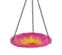 Bagno per uccelli da giardino, resistente alle intemperie, 20 centimetri, decorazione da giardino, per animali selvatici, per esterni, balconi, terrazze, paesaggi