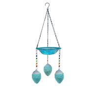 Bagno per uccelli per esterni, per l'acqua decorativa, per giardino, sentieri, cortile, terrazza, prato, balcone, ponte e paesaggio