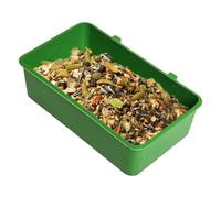 Bagno per uccelli per gabbie, vasca da bagno con serbatoio 'acqua per parrocchetti e | Accessori per pappagallini ondulati e piccoli uccelli decorativi, facile da montare per l'igiene interna o