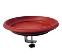 Bagno per uccelli ringhiera - Ciotola per colibrì all'aperto per recinzione, parete o balcone | Bacino da bagno per uccelli da giardino per cortile, , appartamento e patio | Fontana d'acqua