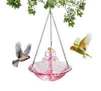 Bagno per uccelli solare a cascata, fontana da appendere per il bagno degli | Fontana per Uccelli con Acqua Corrente per Patio Per cortile patio balcone giardino portico