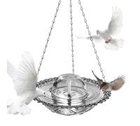 Bagno per Uccelli | Vasca per Acqua Chiara Antiruggine Elettrica,Pompa per Fontana da Giardino,per Cortile Balcone Prato