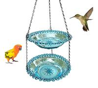 Bagno Per Volatili Da Esterno Alimentatore d'acqua appendibile per colibrì | Vasca da esterna Cortili, Balconi, Portici, Giardini, Amanti del Birdwatching e della Natura