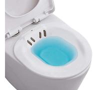Bagno per WC - Bidet per WC - Vasca da bagno portatile per il trattamento delle emorroidi, cura del letto settimanale, donne incinte e anziani - evitare squat (circa 2,2 litri)