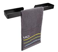 Bagno Portasciugamani, 30cm Portasciugamani In Alluminio, Nero Porta Asciugamani Bagno, Acciaio Inox Per Asciugamani, Portasciugamani Per Gli Ospiti, Pour Salle De Bain, Cuisine, Toilette