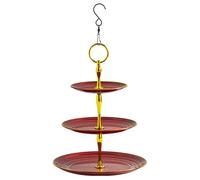 Bagno riscaldante per uccelli, vasca per uccelli e alimentatori - Bluebird Feeder, fontana da bagno con piume di uccelli da appendere per decorazioni prati fuori dal cortile per piccoli uccelli