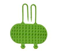 Bagno Scrubber, Washing Brush, Reusable Gentle Bristles Flessibile Design Easy Cleaning Soft Touch, Pet Brush for Grooming, Shedding, Massaging, 4,72 x 2,36 pollici