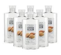 Bagno Seta Erboristico, All'Olio Di MANDORLA, Olio Biologico Estratto a Freddo. 0% Sapone, Sles e Peg 400ml (6 Flaconi)