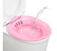 Bagno sitz per bagno bagni sitz emorroidi portatili bidet sedile del bagno bidet portatile per il bidet del gabinetto adatto ai servizi igienici universali per ferite postpartum perineali rose