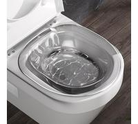 Bagno sitz per toilette, bagno sitz grigio, portatile sul gabinetto in ammollo bidet bidet anti-overflow emorroidi da bagno sitz, lavandino del sedile del gabinetto per cure private, attaccamento b