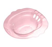Bagno sitz per toilette, oltre il bagno di sitz, bagno sitz anti-overflow per emorroidi, kit di ammollo da bagno in sitz per emorroidi postpartum cure private (rosa)