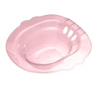 Bagno sitz postpartum, bagno sitz per emorroidi vasca da bagno sitz portatile sopra il bagno portatile sitz bagno postpartum con fori di drenaggio attaccamento bidet area seduta larga luce rossa