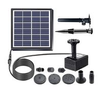 Bagno Solare Pompa solare 6V 2W con 8 ugelli