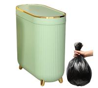 Bagno spazzatura può essere - contenitore compatto per il lato del WC, cestino stretto | Tessuto da bagno discreto, soluzione contenitore per lo smaltimento, organizer per gabinetto