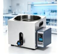 Bagno termostatico da laboratorio di qualità industriale | Design a riscaldamento rapido multipotenza, serbatoio di riscaldamento anticorrosione con tubo di scarico(3L)