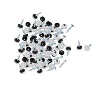 Bagno tondo in acciaio inossidabile a specchio tappo a vite chiodo 14mm a 100pz