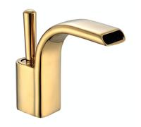 Bagno Tutto il bacino di rame Rubinetto acqua calda e fredda, specifica: oro