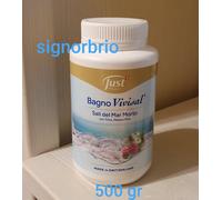 Bagno vivisal Just sali del Mar Morto vasca 500gr pelle impura dermatite essenze