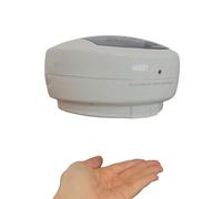 BAGNOCLIC - Dispenser Automatico per Sapone e Igenizzante a Infrarossi | Installazione a Muro Facile | Adatto per Bagno, Cucina, Ristoranti, Hotel | Capacità Elevata, Bianco, ABS