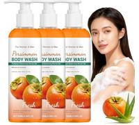 Bagnodoccia al Cachi per Anziani, Deodorante Solido Antiodore, Detergente Profondo al Cachi, Profumo Fresco, Idratante Corpo