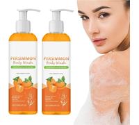 Bagnodoccia deodorante al Cachi, gel doccia idratante a pulizia profonda, detergente corpo rinfrescante e idratante, per piedi maleodoranti e cattivo odore
