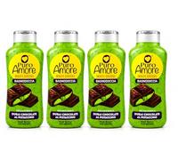 Bagnodoccia Dolce e Coccole Dubai Chocolate al Pistacchio, Bagno Doccia Profumato Gourmand, Doccia Schiuma Idratante, Profumo Dolce Intenso, Made in Italy - 4 Unita da 650ml