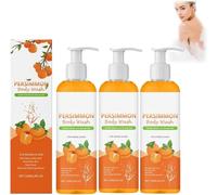 Bagnodoccia Persimmon per il controllo degli odori, gel doccia idratanti e detergenti in profondità, saponetta deodorante antiodore, profumo fresco, per uomo e donna