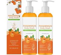 Bagnodoccia Persimmon per il controllo degli odori, gel doccia idratanti e detergenti in profondità, saponetta deodorante antiodore, profumo fresco, per uomo e donna