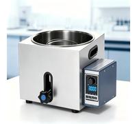 Bagnomaria a temperatura costante for laboratorio di controllo qualità | Sistema riscaldamento digitale ad alta precisione, bagno durevole for lavori rilevamento della qualità industriale(2L)