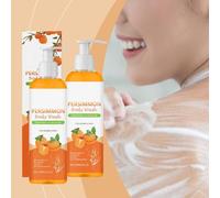 Bagnoschiuma al Cachi, Docciaschiuma Naturale al Cachi per l'Odore Corporeo, Saponetta Deodorante - Delicato e Non Irritante, Docciaschiuma Idratante a Detersione Profonda (2PCS)